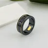 Mode unisex luxe ring voor mannen vrouwen unisex designer ringen sieraden zwart witte hol uit keramiek ringen eenvoudige sieraden ring
