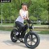 Nouveau vélo électrique pour les femmes 48V 750W vélo de montagne électrique 20 pouces gros pneu de plage hors route, neige de neige pour adultes