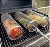 BBQ Tools Akcesoria stali nierdzewne grilla Grill Grill ruszcie na zewnątrz okrągły ognisko sieć