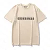 2023 ESS 디자이너 남성용 티셔츠 여성 티면 짧은 슬리브 남성 여름 패션 엠보싱 문자 디자인 TSHIRT 캐주얼 커플 착용 고품질 T 셔츠