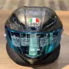 Дизайнерский шлем AA Полнолицевой мотоциклетный шлем с открытым лицом PISTA GP RR Шлем для верховой езды из углеродного волокна Ипподром Росси Ограниченный выпуск YI 0SRV 5VU0