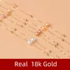 Wedding Jewelry Sets ZHIXI 18K Gold Pearl Jewelry Set Pure Au750 Studs Earrings Natural Freshwater Pearl Necklace for Women Wedding Gift t424 231108