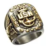 Marine Corps 316L Stainless Steel Ring Eagle Anchor Ring Fashion Men's Jewelry Anniversary Day Gift Size 7-13284N