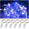 Strings Wedding Decoration 6pcs Fairy Light Holiday Garland LED Copper Wire String Waterproof Outdoor Garden Christmas Party Decor
