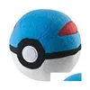 Overig Home Garden Movies Tv Knuffel L Poke Ball Collection 4-delige complete set Greatball Traball Masterball 5 Inch Drop Delivery 20 D Dhebl