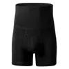 Onderbroeken Uit één stuk gesneden Brede tailleband Boxers Hoge taille Heren Katoen Warme ademende elastische sportshorts