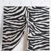 Curtain Zebra Black Door Geometric Noren Tapestry For Study Home Decor Bedroom Kitchen