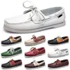 Chaussures Hommes Casual Blanc Pas Cher Loisirs Silvers Taupe Dlives Marron Gris Rouges Vert Marche Low Soft Multis Cuir Mens Sneaker Entraîneur d'extérieur GAI