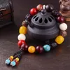 Strand Unique Car Interior Decor Jewelry Bracelet With Bodhi Seed Buddha Beads And Safe Driving Blessing Pendant