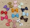 Dog Apparel Supplies Pet Home Garden Gardendog 20Pcs Grooming Aessories Dot Style Mix Color Ribbon Cat Bows Alloy Clips Cute Headwear