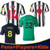 Men fotbollströjor 23/24 Isak Wilson Saint Maximin Bruno G. Fotbollskjorta Utd Hem Away Third Set Fan Player Version Kids Kit Tonali