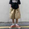 Mäns shorts Sommaren Mäns last Shorts Loose Hip Hop Harajuku Straight Street Clothing Bermuda Masculina 230408