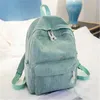 Schultaschen Wild Senior High Studenten Koreanische Persönlichkeit Plüsch College Wind Umhängetasche Einfarbig Damen Rucksack