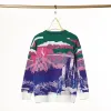 NOWY SWEATER MĘŻCZYZN BUSK MĘŻCZYZNI PROJEKTALNYCH LITET LITET TECH SWEATRES Drukowane Otton Knit Crewneck Women Letter Paris Sportswear Style USA Rozmiar S-3xl A131V