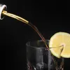 Bar Aletleri 2-3 Paslanmaz Çelik Likör Şişesi Dökümciler Konik Çıkar Spouts Alkol Şarap Zeytinyağı Sirkesi Bar Mutfak Hediyesi Altın Gül 231107