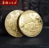 Arts and Crafts 2021 Xinchou Ox Year Nafu Commemorative Medal Zodiac Ox Commemorative Gold Coin