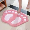 Carpets Water Absorbent Non-Slip Floor Carpet Mats Used in Bathroom Cartoon Bath Mat Shower Room Microfiber Rug Carpet