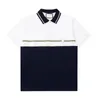 Herrenmode Poloshirt Luxus italienische Marke Herren T-Shirts Kurzarm Designer Sommer Stickerei T-Shirt Druck Kleidung High Street Trend Top T-Shirt