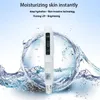 Micro Particle Aqua Jet Skin Moisture Machine Face Hydrating Skin Whitening Wrinkle Acne Pigment Removal 2 in 1 Cold Hammer Pore Contraction Mini Beauty Machine