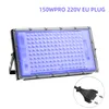 50W 100W LED UV Black Lights Stage Blacklight Ultraviolet Flood Effect Light pour Halloween Xmas Dance DJ Disco Party Bar