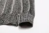 23FW 고품질 브랜드 남성 스웨터 면화 둥근 목 목 짠 남자 섬 스웨터 후드