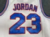 マイケルMJ 23チューン分隊スペースジャムバスケットボールジャージー映画メンズオールエドホワイトジャージサイズS-3XL最高品質