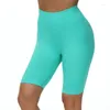 Shorts ativos prontos prontos spandex mulher elástica de fitness respirável nvgtn lazer esportes que executam leggings para mulheres