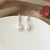 Ear Mankiet Ashiqi Natural Freshwater Pearl 925 Srebrne kolczyki Modna biżuteria dla kobiet Prezent 231108