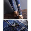 Women's Jeans For Women Embroidery High Waist Woman Elastic Plus Size Stretch Female Denim Skinny Pencil Pants