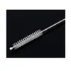 Drinking Straw Cleaning Brush Kit Straw Tube Pipe Cleaner Nylon Stainless Steel Long Handle Cleaning Brushes for Straws