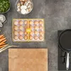 Depolama Şişeleri Büyük Yumurta Konteyneri 24 Grid Mutfak Buzdolabı Organizatör Kutuları Yeniden Kullanılabilir Bin Çekme