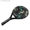 Tennis Rackets Adult Professional Full Carbon Beach Tennis Racket Soft EVA Face Raqueta With Bag Unisex Equipment Padel Racket Q231109