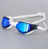 Schutzbrille Professionelle Schwimmbrille für Erwachsene Wasserdichte, beschlagfreie Rennbrille Männer Frauen Cool Silver Plated Swimming Equip Wholesale P230408