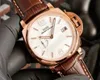 42mm High Wlaily Womens Mechanical Automatic Watch Rose Gold Blue Red Leather Luminous Due101