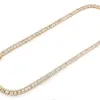 Collana da tennis con diamanti baguette hip-hop da 9 mm Catena in moissanite in argento sterling 925