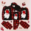 Abiti coordinati per la famiglia NASHAKAITE Babbo Natale look per la famiglia pigiama natalizio Mary Christmas Pjs Sleepwear abiti coordinati per la famiglia 231107