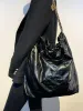 10A Sacs à bandoulière Miroir Qualité Designers de luxe Sac Sacs seau Sac à provisions en cuir de veau matelassé fourre-tout noir sac à main femme épaule argent chaîne sac G231191PE-9