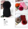 Berretti Beanie/Teschio Invernale Grandi Pompon in Vera Pelliccia Berretti Lavorati a Maglia Berretti Spessi e Caldi Cappelli in Maglia Gorras per Ragazze Donne Ragazzo e Bambino 231108