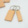 Key Rings Wood Engraving Blanks Rectangle Blank Wooden Key Chain Wood Blanks For Keychains 20 Pack 230408