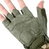 Luvas de ciclismo Luvas sem dedos Luvas de meio dedo Tático Militar Exército Mittens SWAT Airsoft Bicicleta Tiro ao ar livre Caminhadas Condução Homens 231108