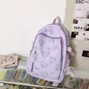 School Bags Backpack Cute Graffiti Bear Pattern Fresh And Sweet High Beauty Large Appearance Commuting Student Fashion Trends