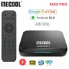 Mecool KM9 Pro ATV Android 10 TV-Box Amlogic S905X2 4 GB DDR4 32 GB 2,4 G/5 G WiFi BT Google-zertifizierte Set-Top-Box