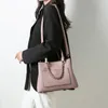 Sacos de noite Grande capacidade mulheres bolsas de couro pu alta qualidade 3 peças conjunto ombro mensageiro designer feminino bolsa de viagem