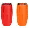 Wine Barrel Style Smoking Herb Grinders and Jar 2 in 1 Plastic Tobacco Grinder Metal 3-Pieces Hand Mechanical Grinding Shredder Crusher