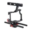 Freeshipping DSLR Rod Rig Film Movie Making Kit Camera Video Stabilizing Handle Grip & Video Cage for Sony A7 A7r A7s II A6300 A6000 Rvbsr