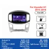 10インチのAndroid Car Video Stereo Dashboardの交換DVDプレーヤーGPSナビゲーションのヒュンダイH1 2015-2018