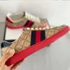 Designers män bin sneakers trycker ess vita svarta tränare läder kvinnors casual skor broderi klassisk bi sko 36-48 med box dammväska nr9