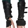 Partyzubehör Mittelalterliche Wikinger Piraten Lederrüstung Armschienen Lange Handschuhe Männer Ritter Samurai Cosplay Zubehör Steampunk Requisiten Handschuh