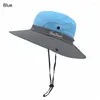 Cappelli a tesa larga Cappello da sole estivo da donna con visiera di protezione UV casual alla moda in corda Visiera parasole da spiaggia