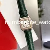 22mm 27mm Womens Herr Square Quartz Watch Leather Steel Strap Sapphire Glass Watches mode Sport Waterproof Diamond Designer Watch